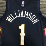 NBA 1 Williamson Pelicans 75th anniversary Maillot Marine